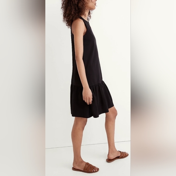 Madewell Women's Brightside Ruffle Tank Mini Dress size M - Picture 4 of 11